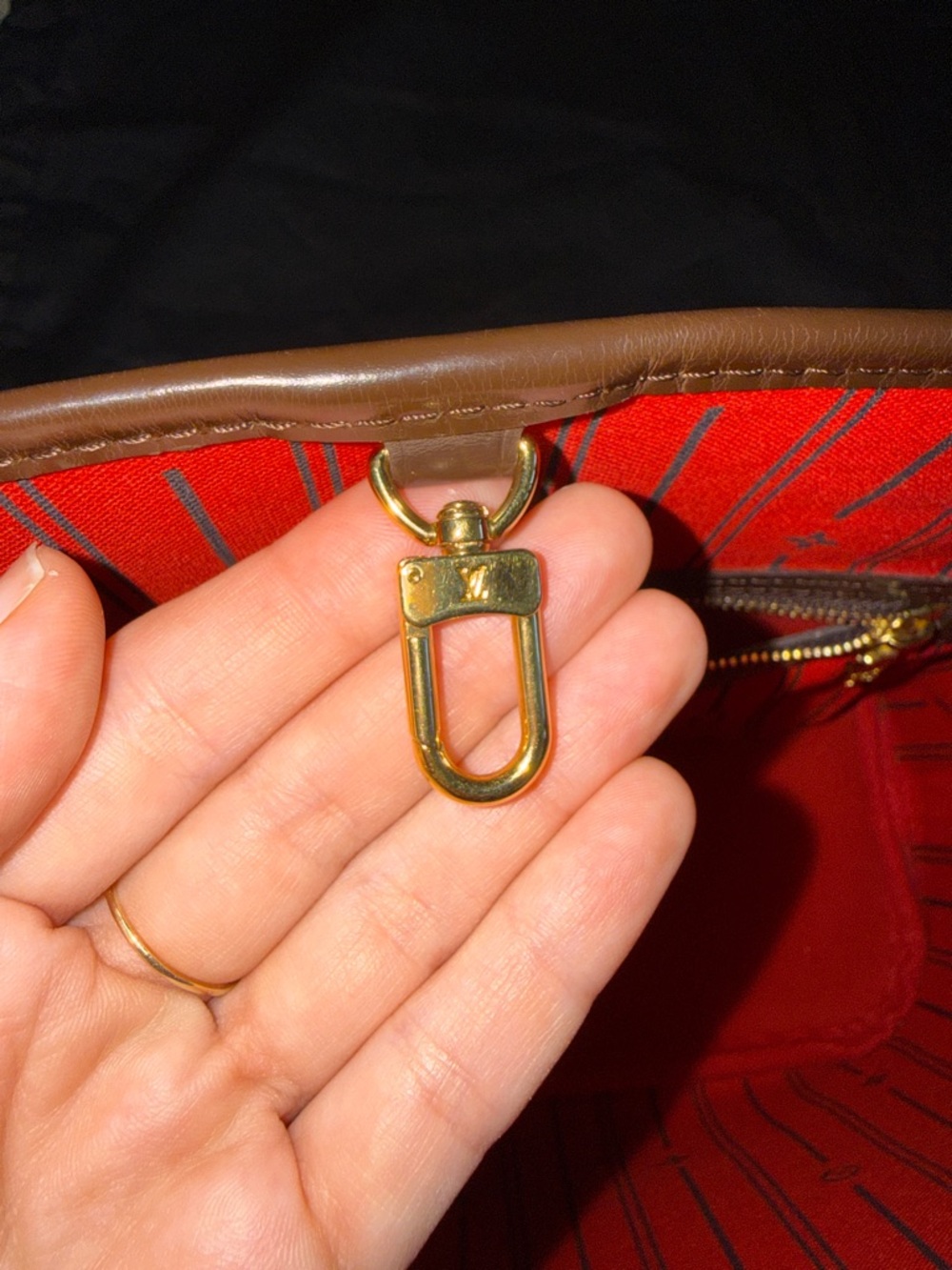 Authentic Louis Vuitton Neverfull PM in Damier Ebene canvas - Picture 9 of 16